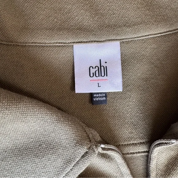 CAbi Olive Green Squad Romper Jumpsuit Onesie L - Picture 9 of 13